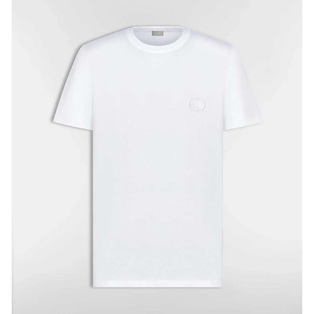 T-Shirt Christian Dior - CD Icon - Coupe Regular - Blanc