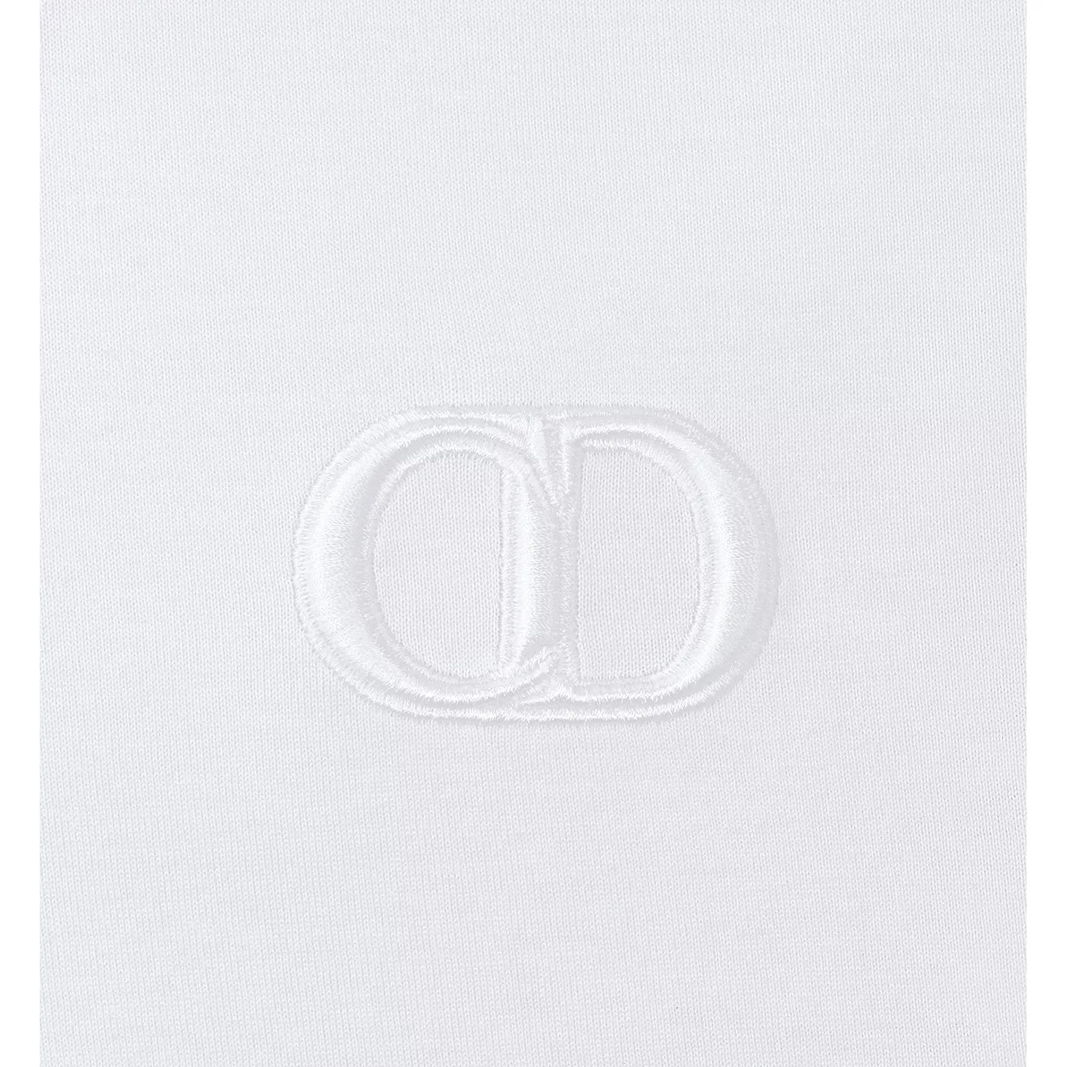 T-Shirt Christian Dior - CD Icon - Coupe Regular - Blanc