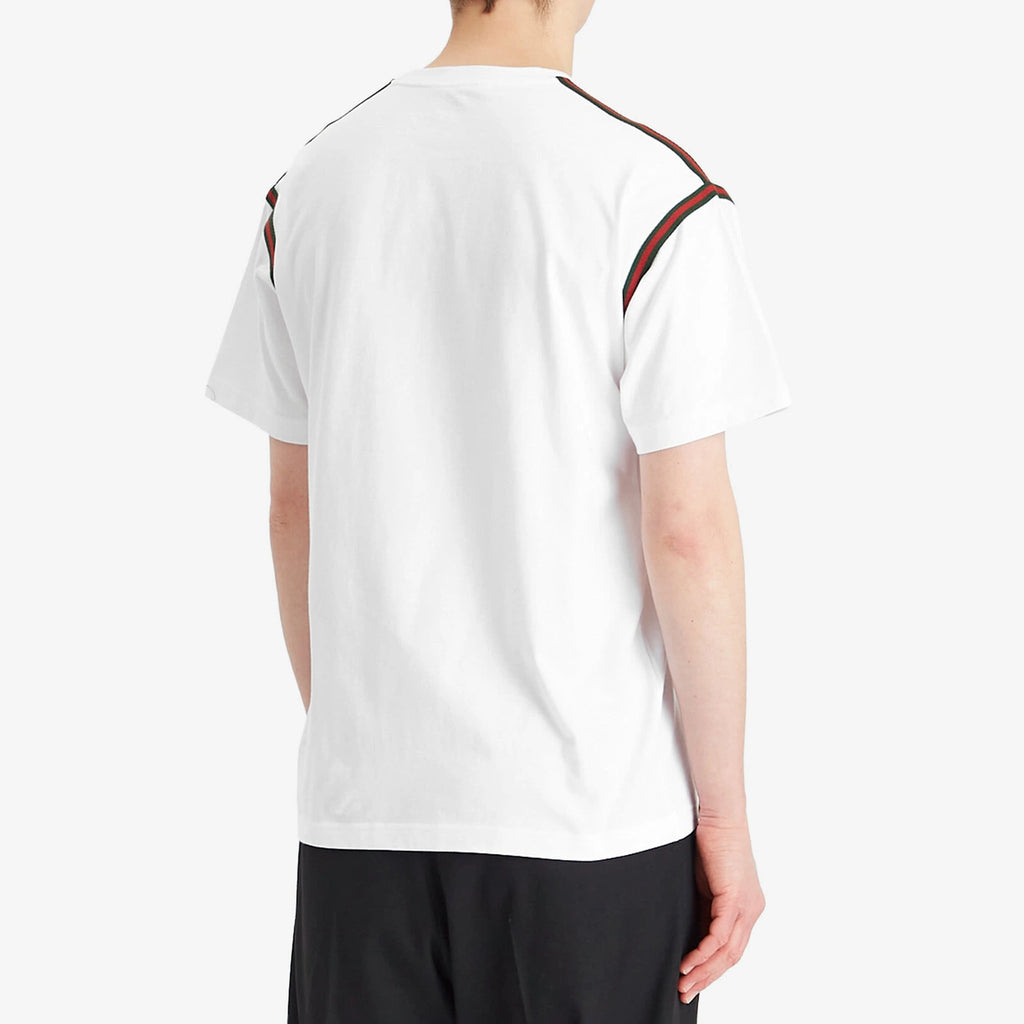 T-Shirt Gucci - Coton - Tape - Blanc
