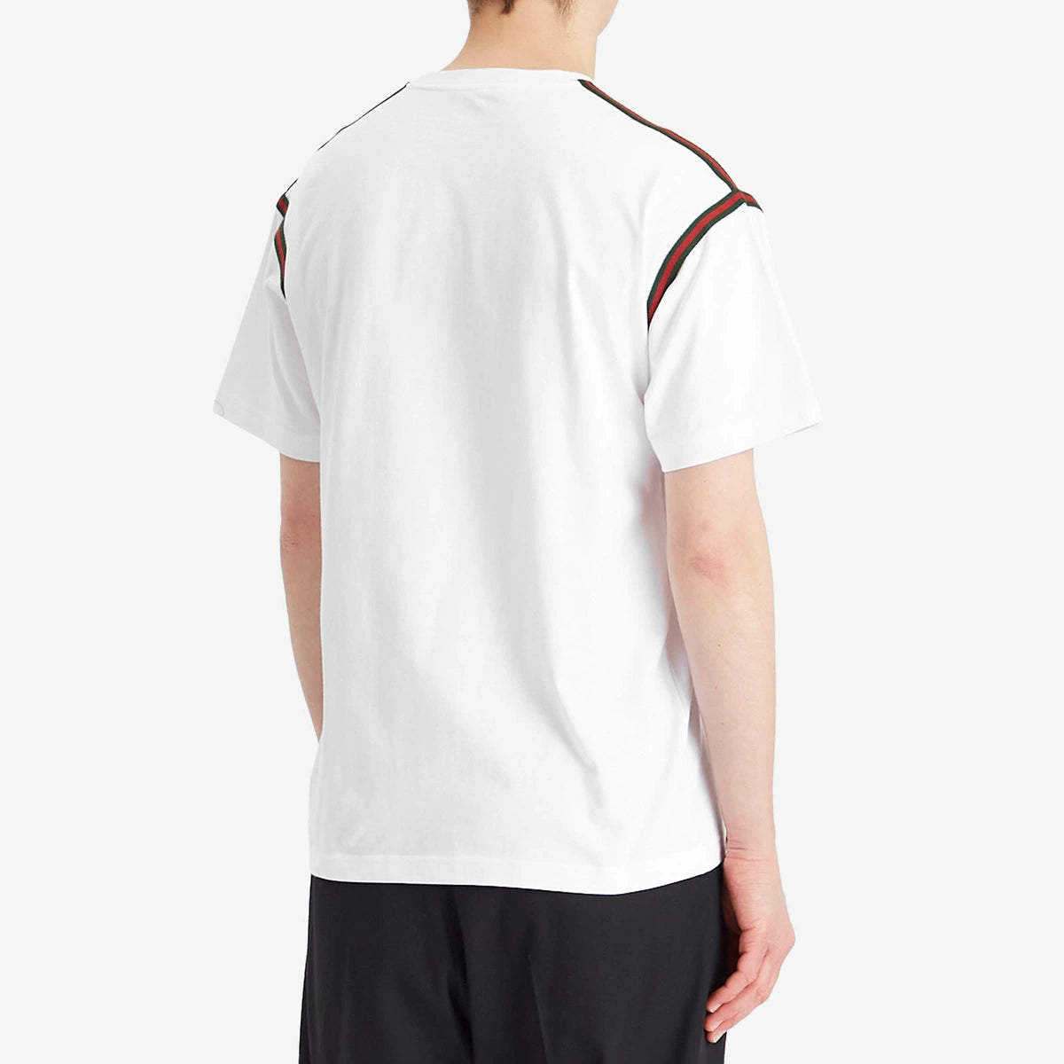 T-Shirt Gucci - Coton - Tape - Blanc