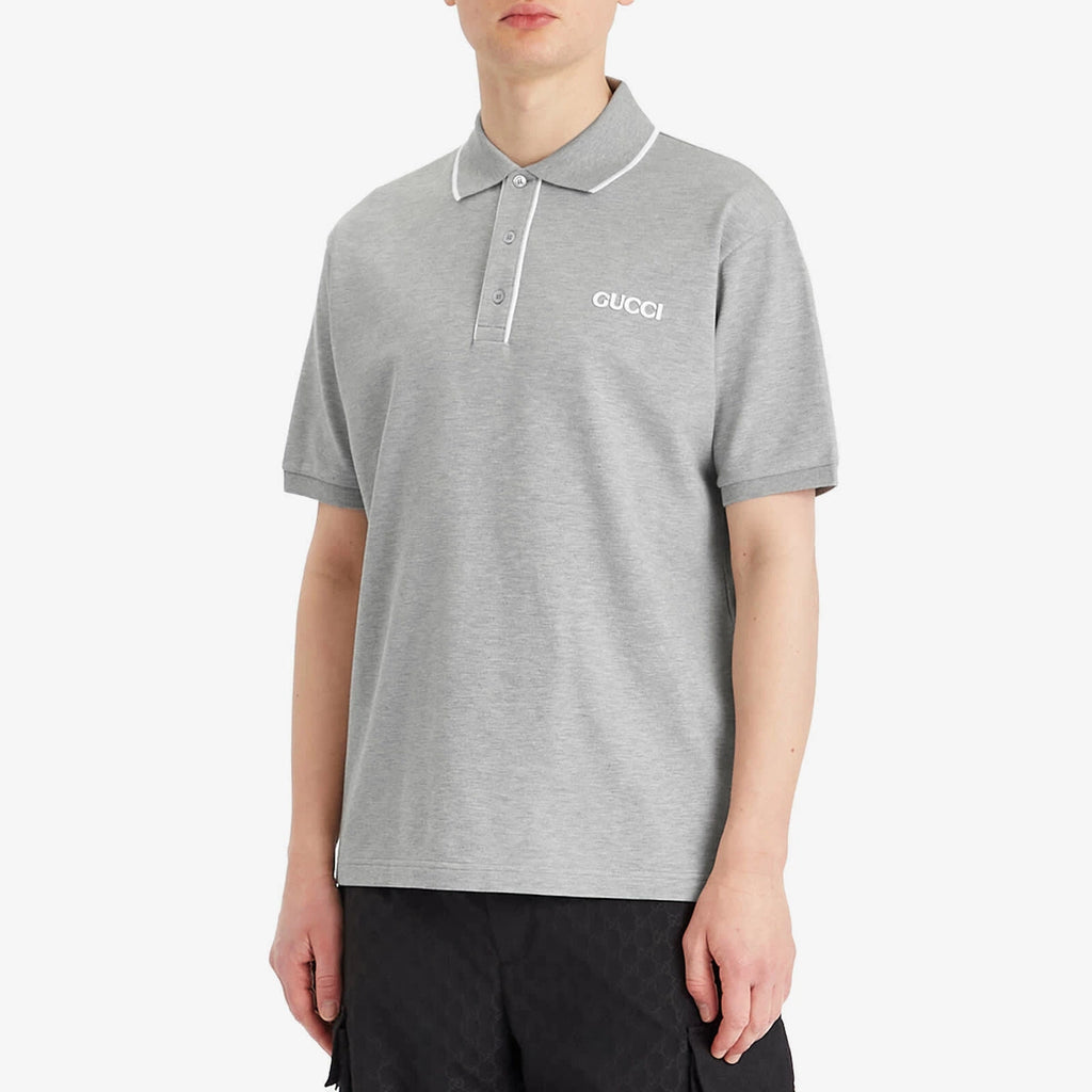 Polo Gucci - Stretch Cotton - Gris