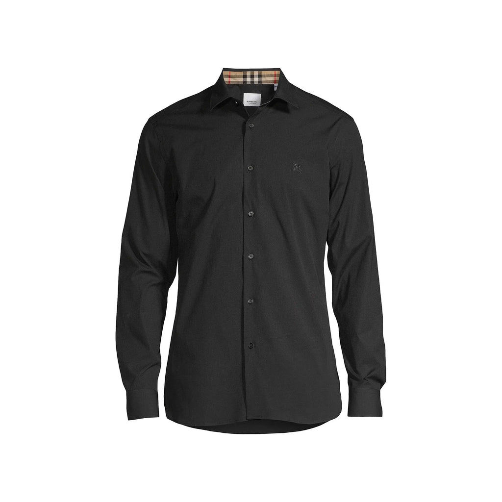 Chemise Burberry - Cotton - À Doublures - Noir