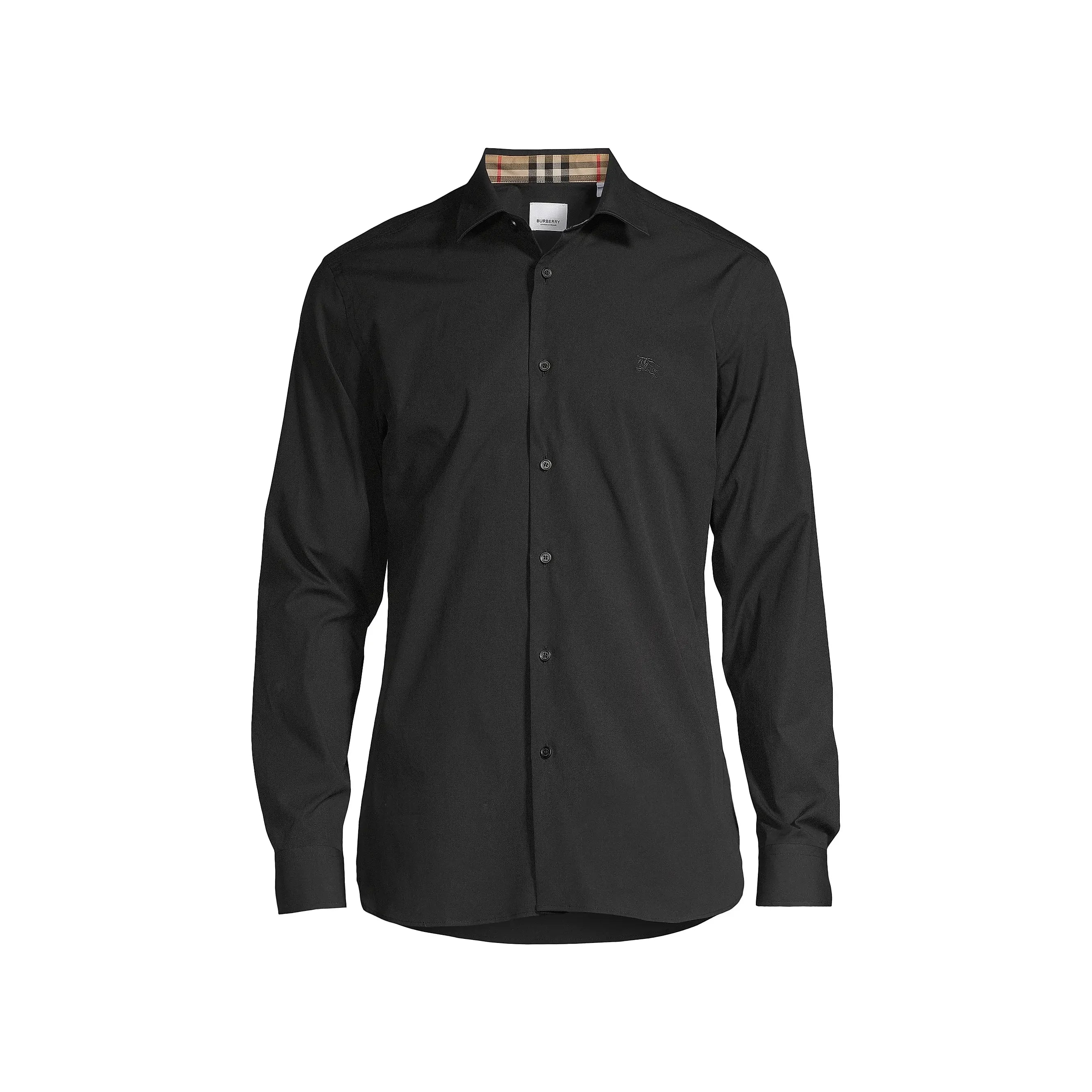 Chemise Burberry - Cotton - À Doublures - Noir