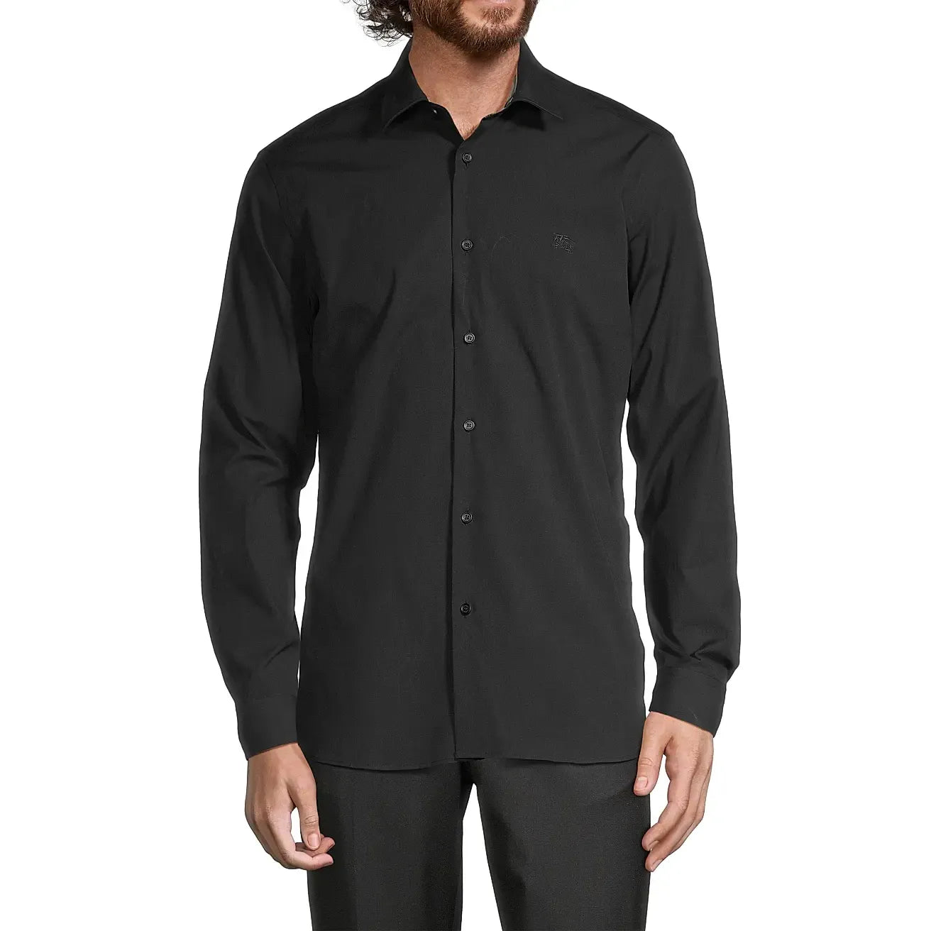 Chemise Burberry - Cotton - À Doublures - Noir
