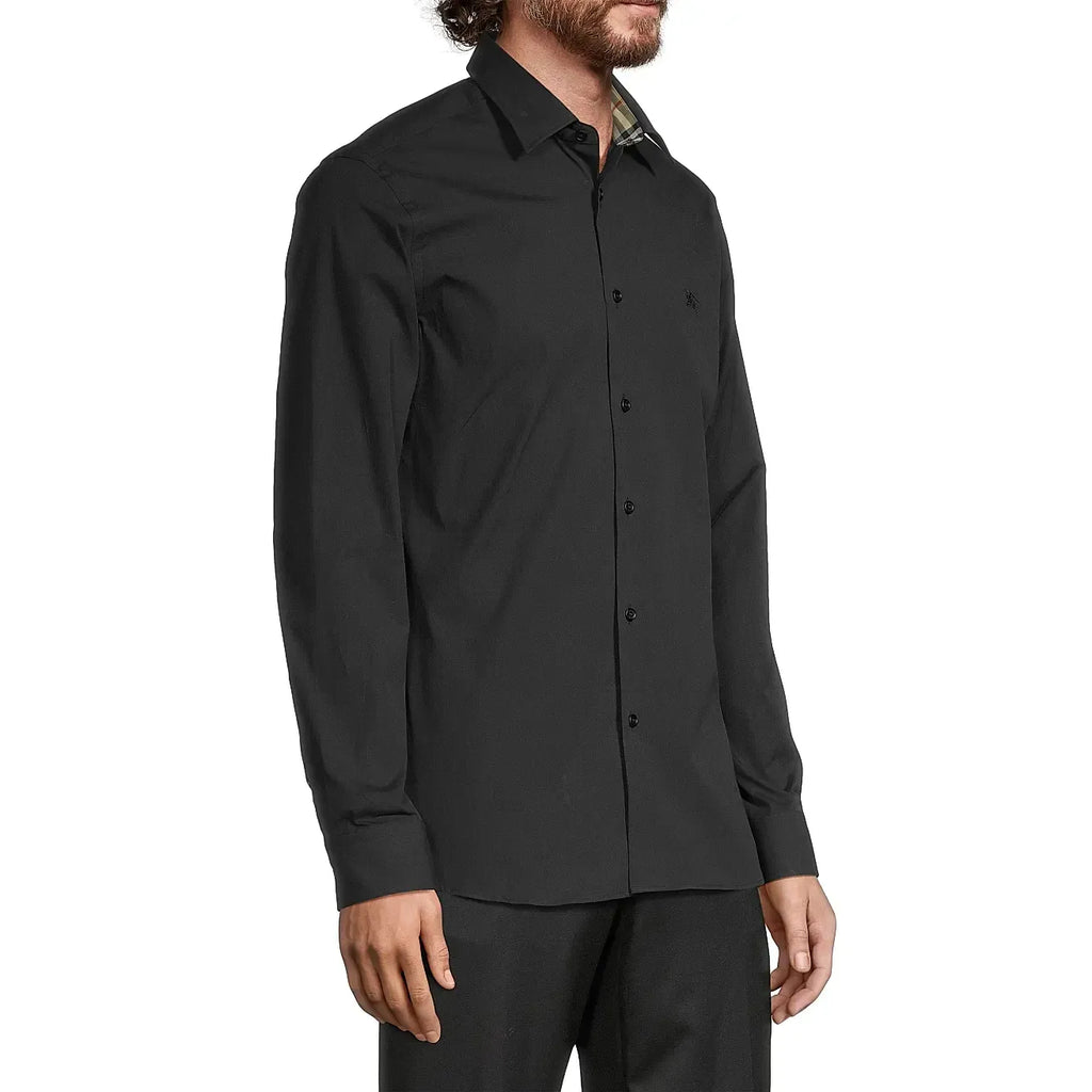 Chemise Burberry - Cotton - À Doublures - Noir