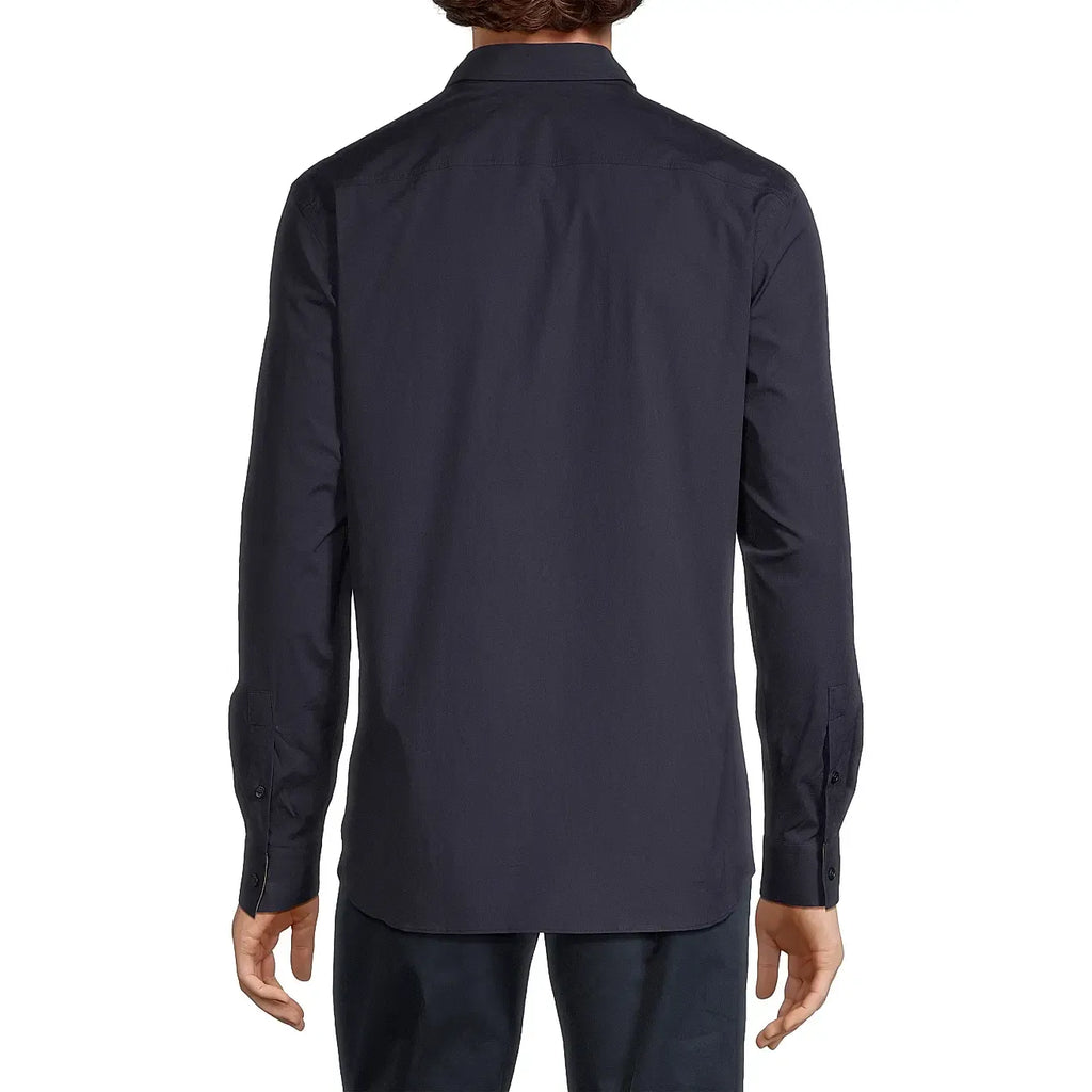 Chemise Burberry - Cotton - À Doublures - Bleu Marine