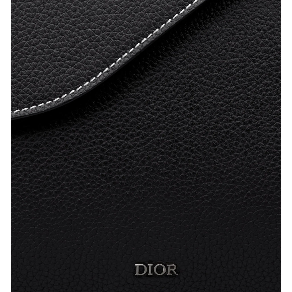 Pochette Dior - triangle A5 - Saddle