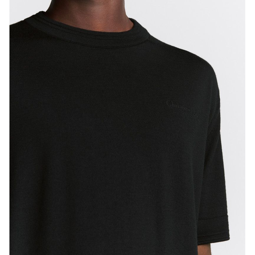 T-Shirt Christian Dior - Couture - Coupe Regular - Noir