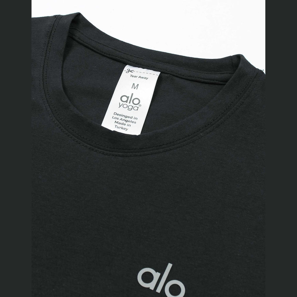 T-Shirt Alo - Coton - Noir