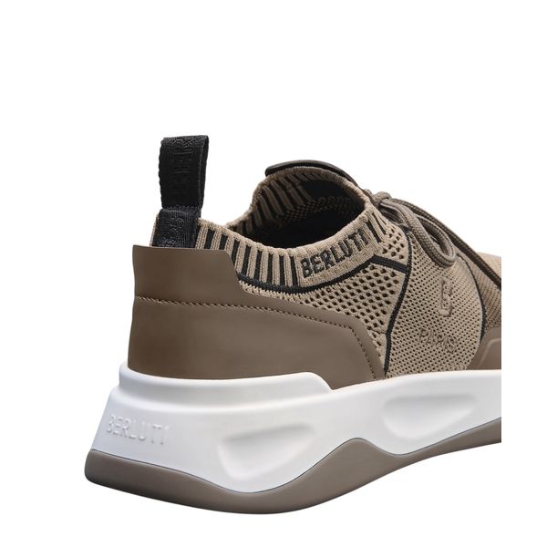 Espadrilles Berluti - Shadow - Lin et Cuir - Khaki