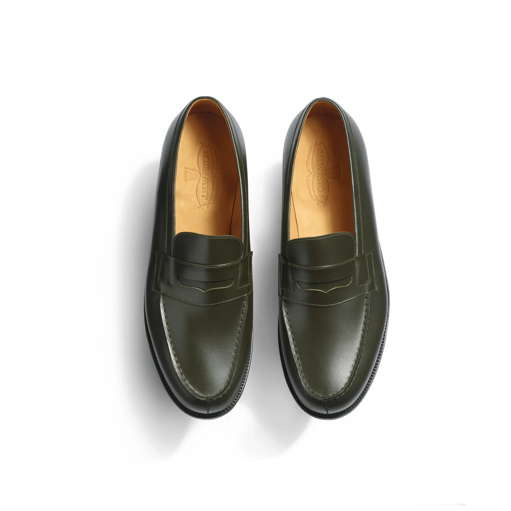 Mocassin J. M WESTON - 180 en Vert Olive