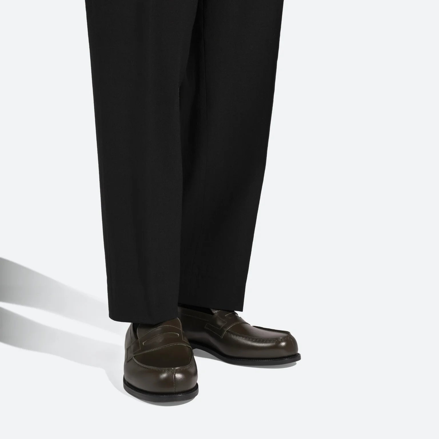 Mocassin J. M WESTON - 180 en Vert Olive