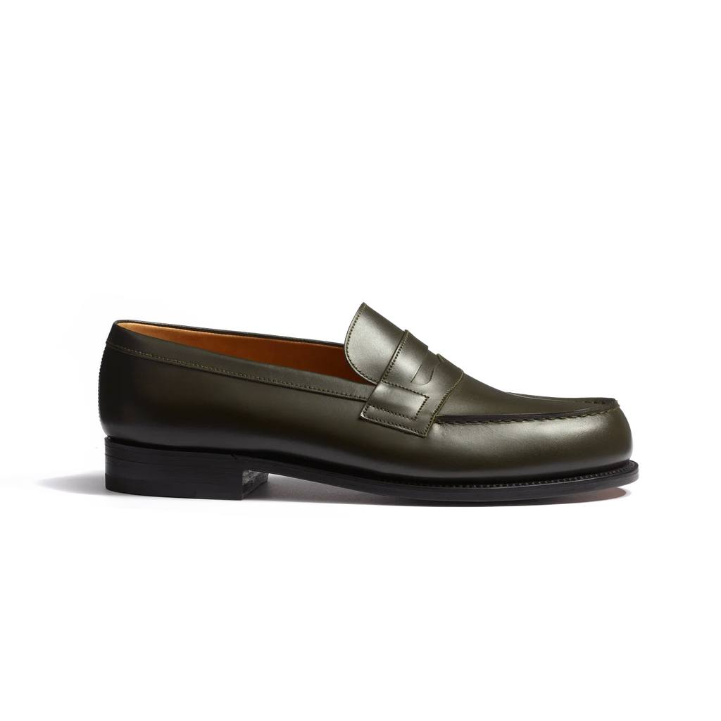 Mocassin J. M WESTON - 180 en Vert Olive