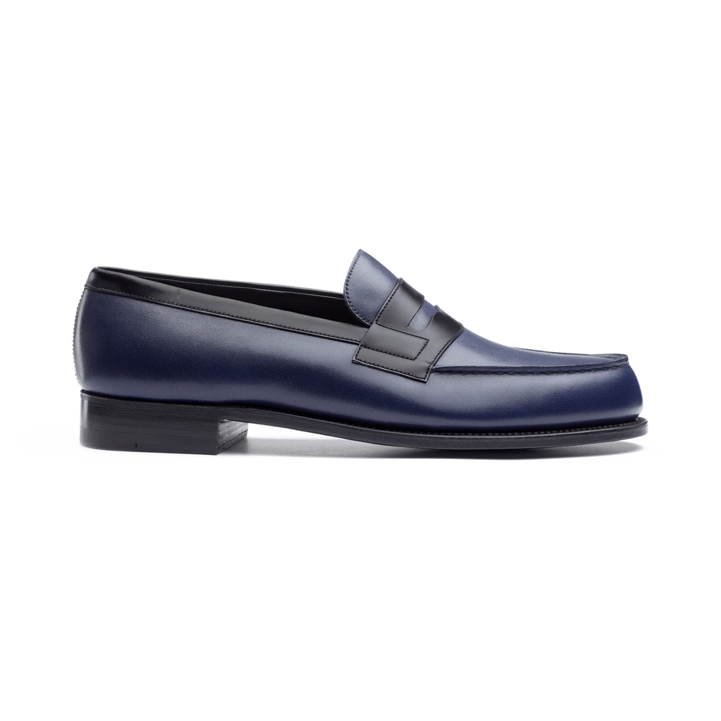 Mocassin J. M WESTON - 180 en Bleu Marine