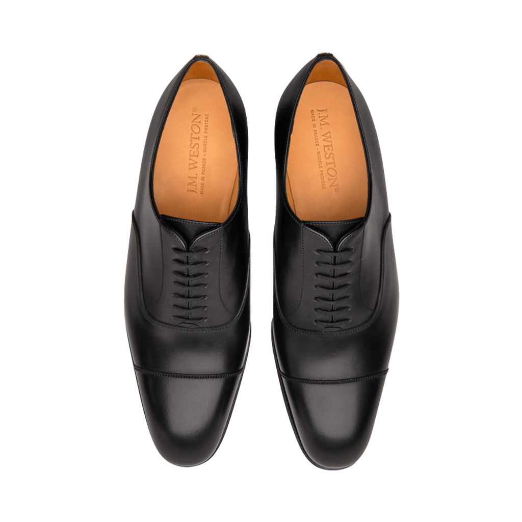 Richelieu J.M Weston - Bout Droit - Noir