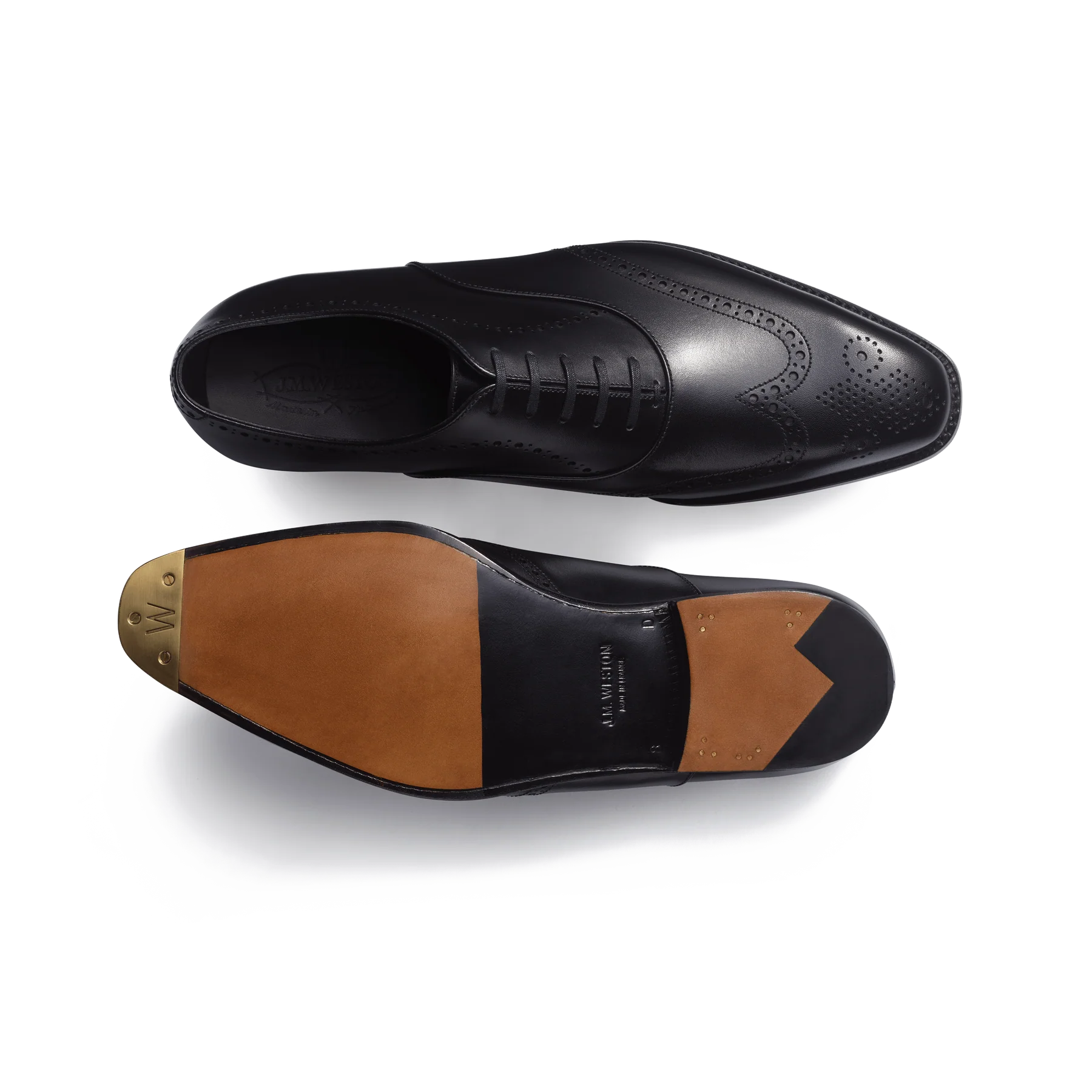 Richelieu J.M Weston - Perforé Fusain - Noir