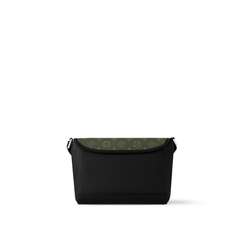 Sacoche Louis Vuitton - Pulse Messenger - Noir/Kaki
