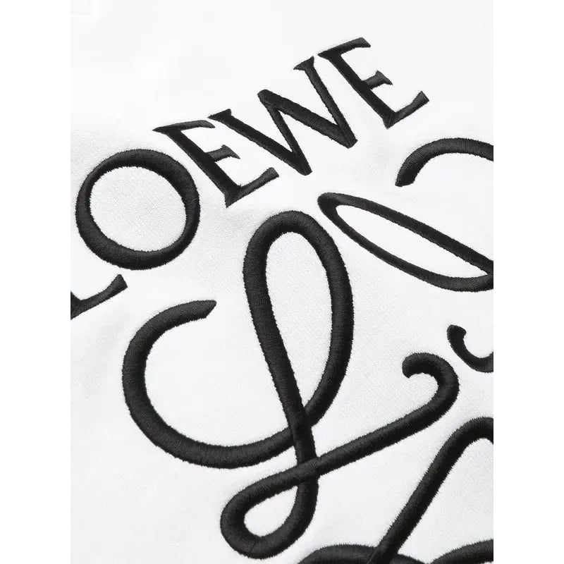 Pull Loewe - Coton - Logo Brodé - Blanc