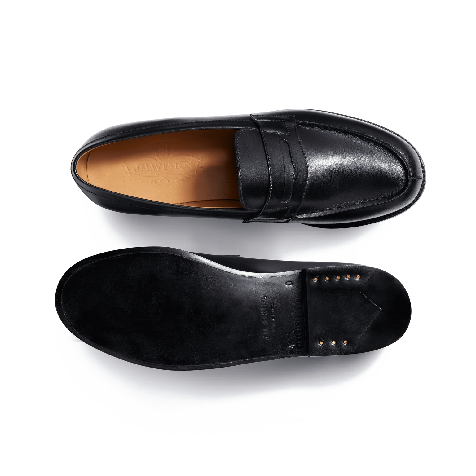 Mocassin J. M WESTON - 180 en Noir