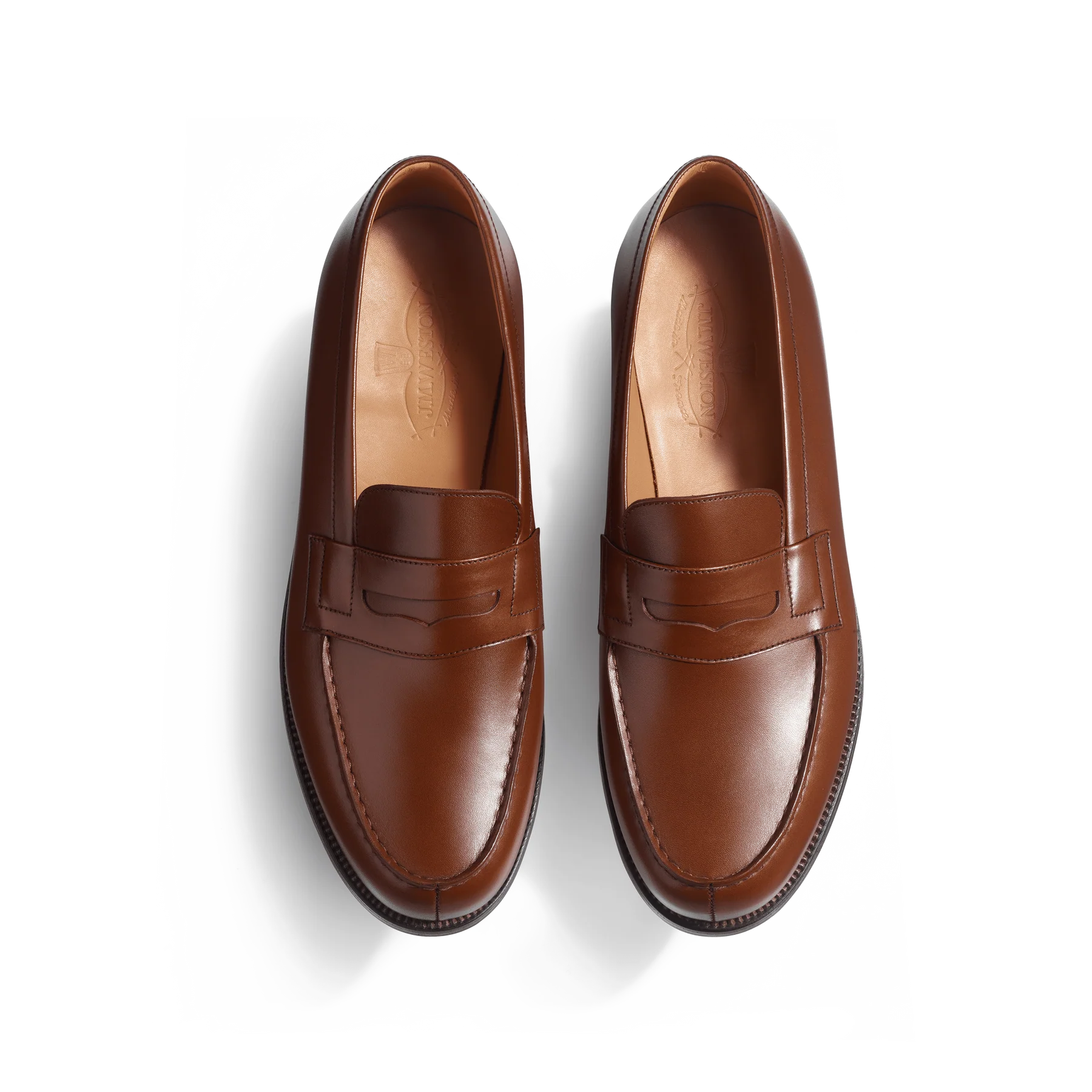 Mocassin J. M WESTON - 180 - Marron