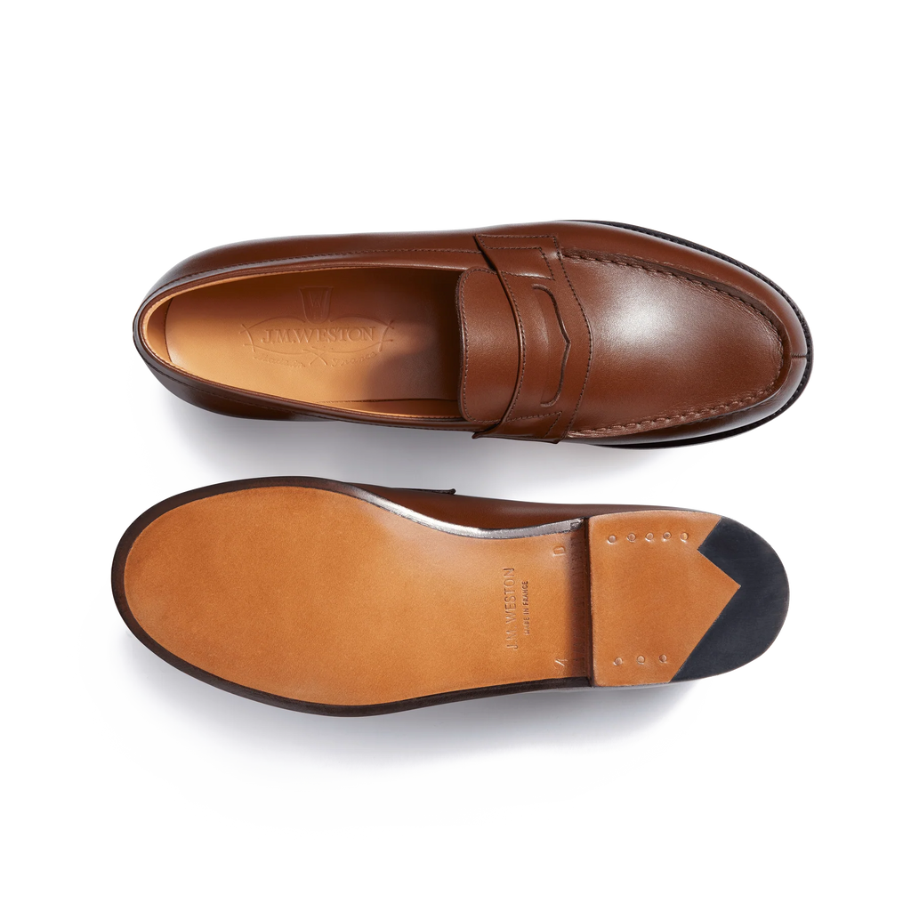 Mocassin J. M WESTON - 180 - Marron