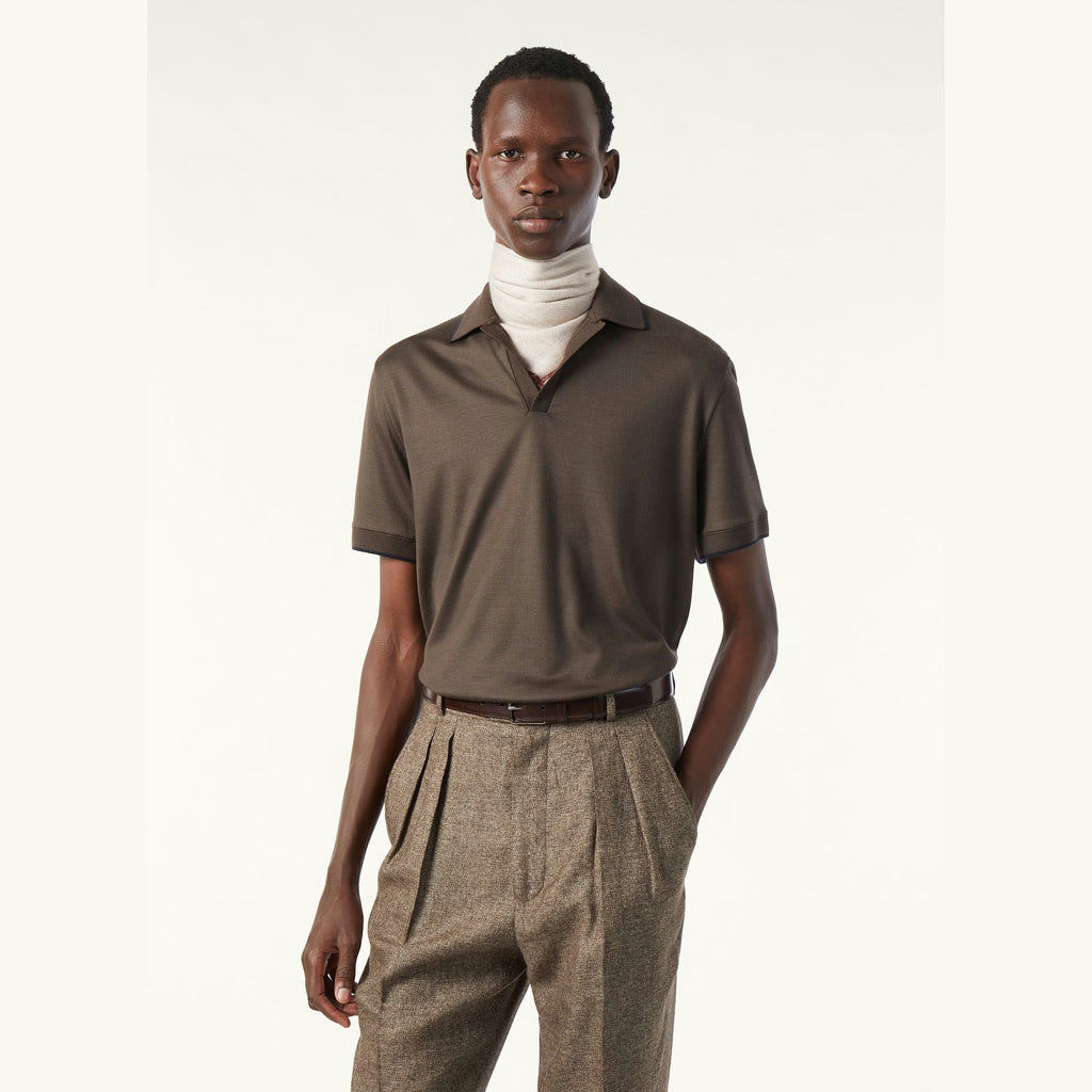 Polo Loro Piana - Waitaki - Marron