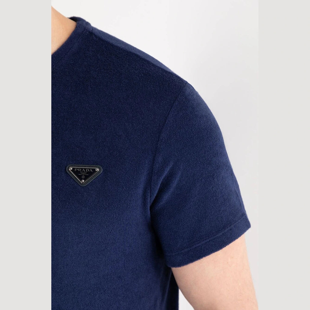 T-Shirt Prada - Coton - Bleu