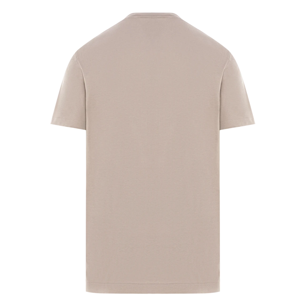 T-Shirt Dolce & Gabbana - Coton à logo - Beige