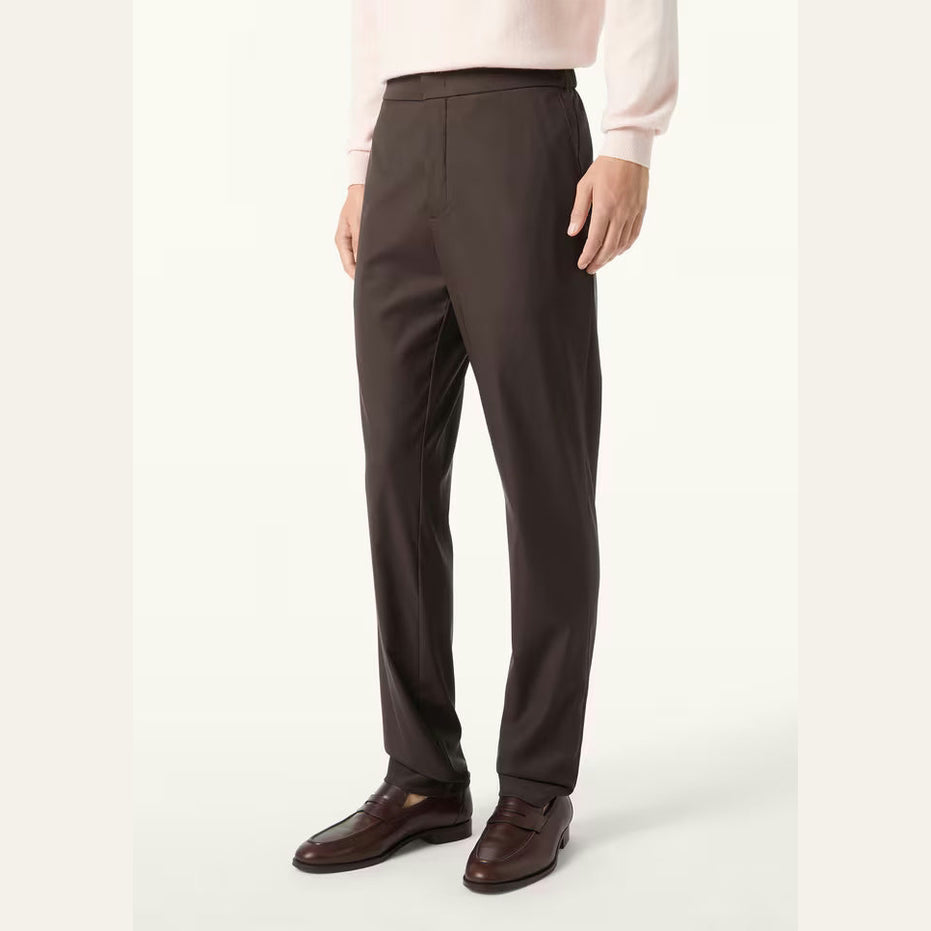 Pantalon Loro Piana - Laine vierge - Marron