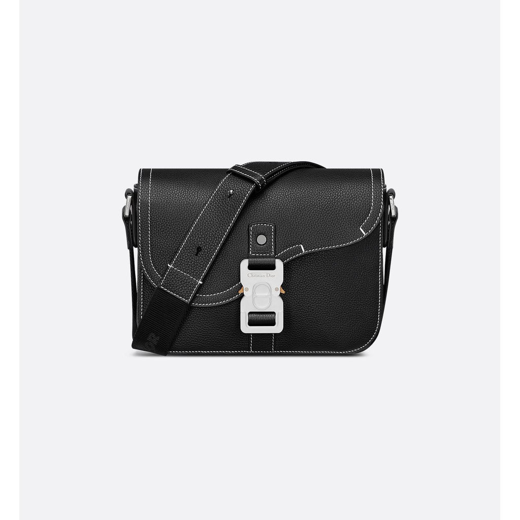 Sacoche Dior - Messenger à rabat Saddle Noir