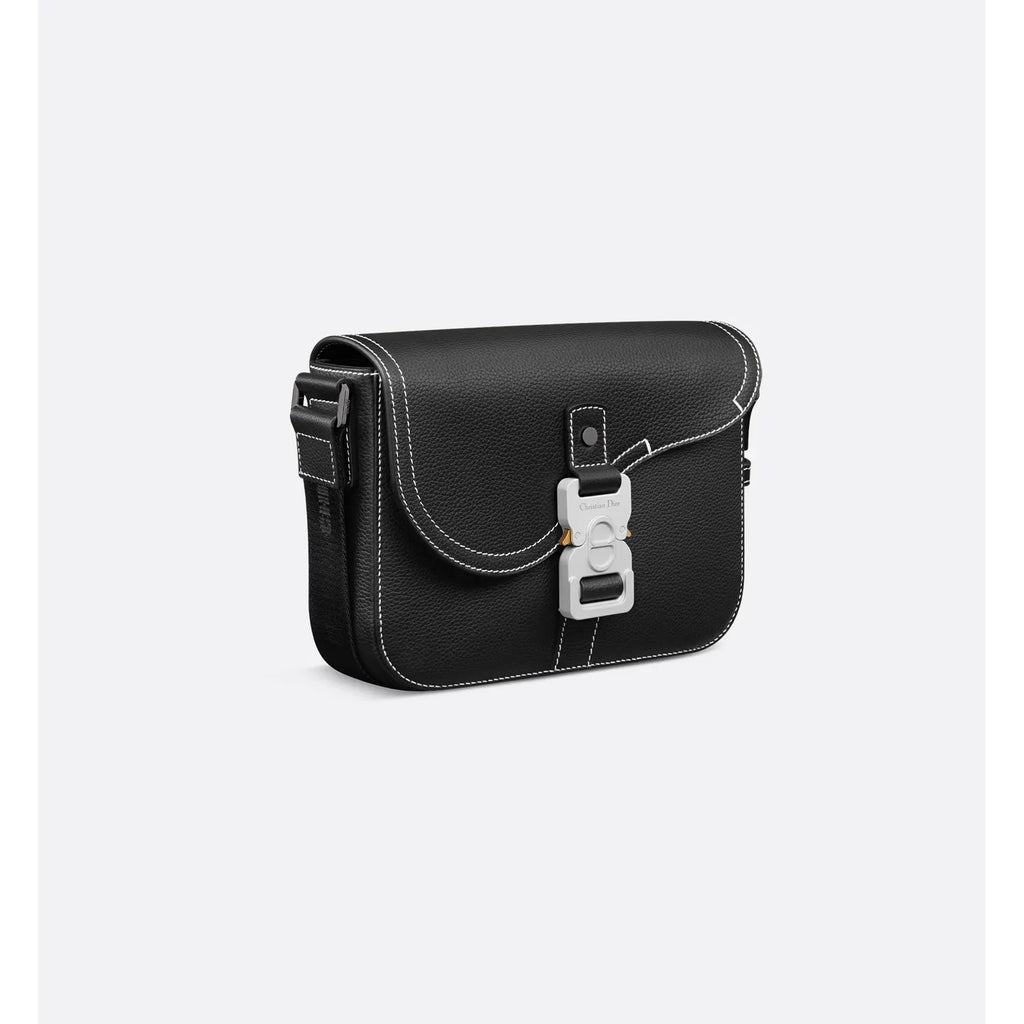Sacoche Dior - Messenger à rabat Saddle Noir