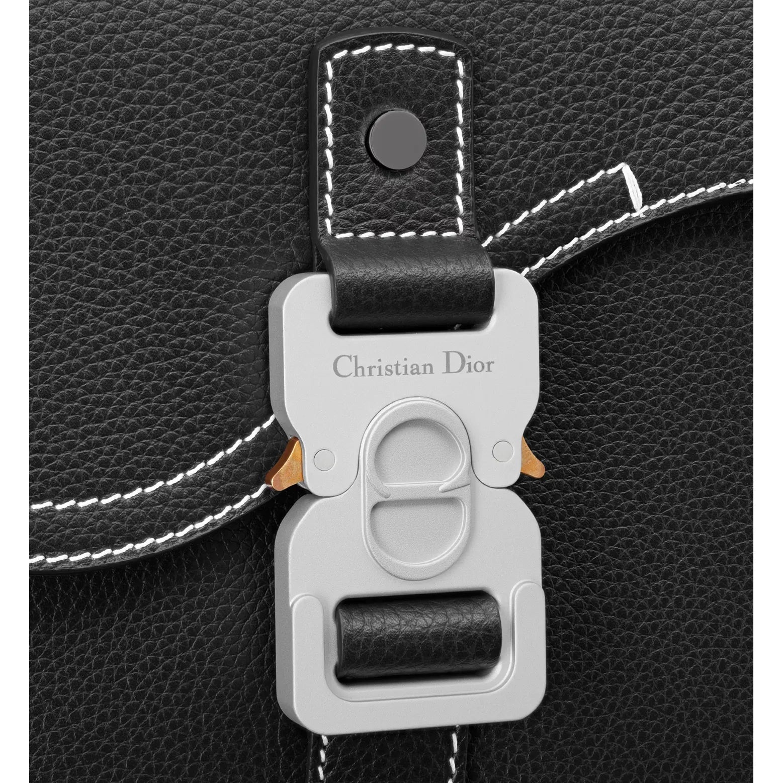 Sacoche Dior - Messenger à rabat Saddle Noir