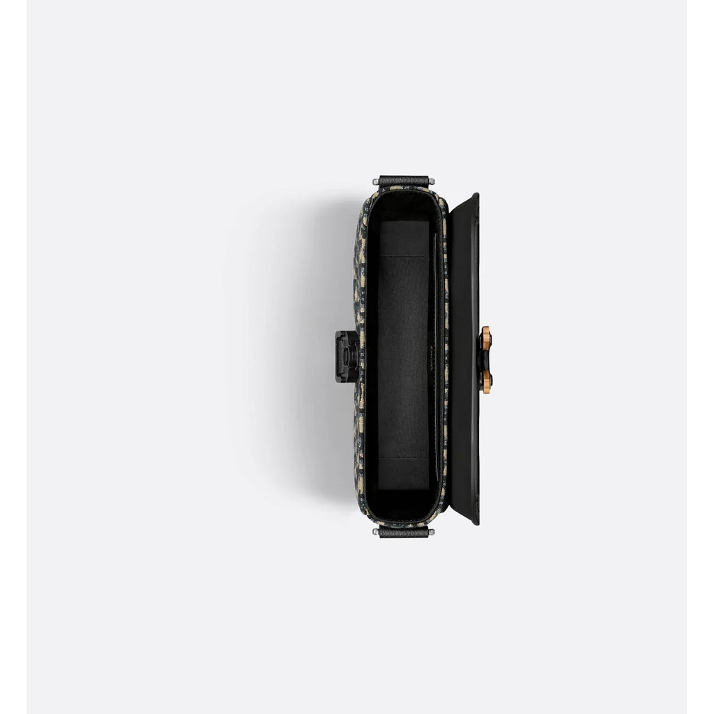 Sacoche Dior - Messenger à rabat Saddle - Beige et Noir
