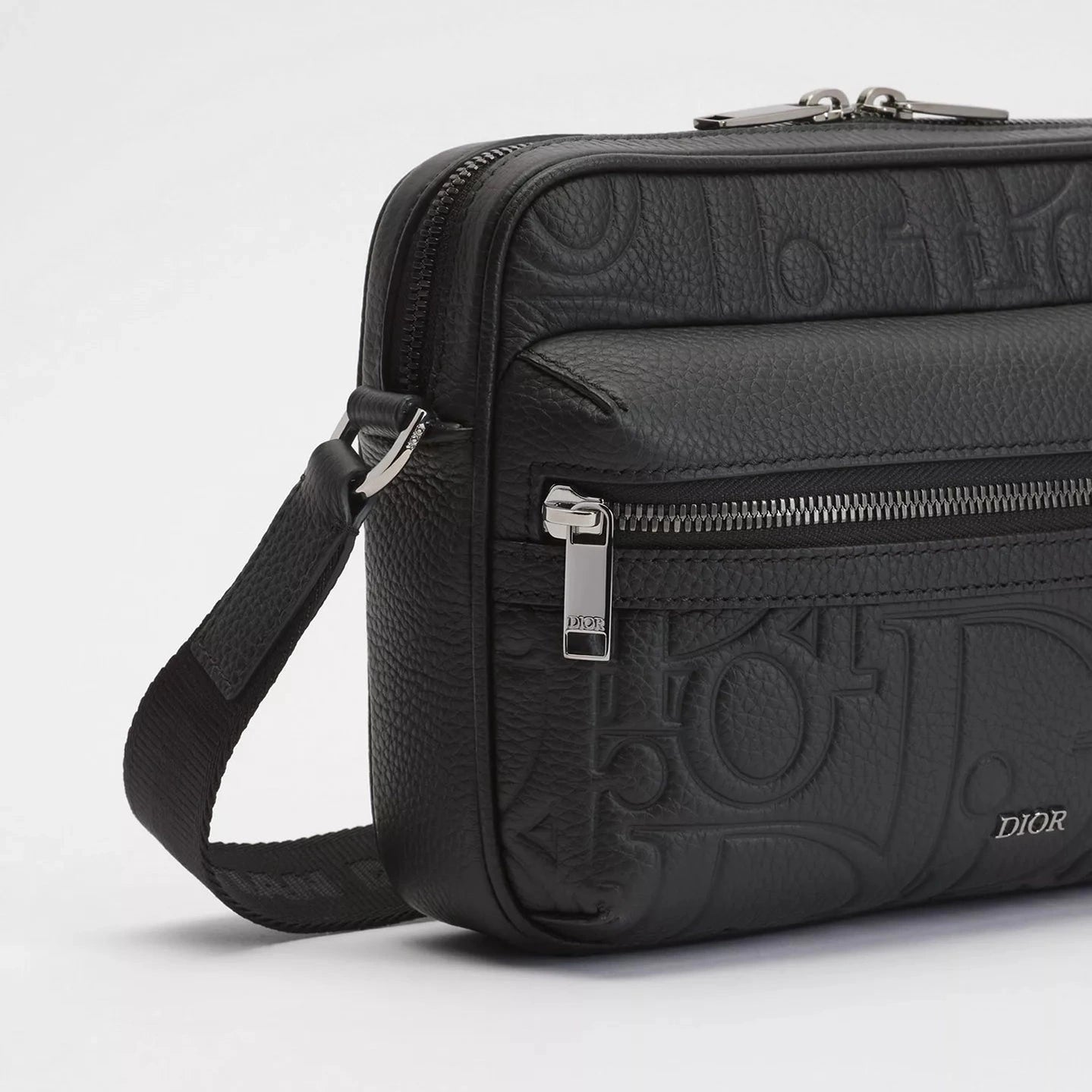 Sacoche Dior - Messenger zippé Rider 2.0 - Noir