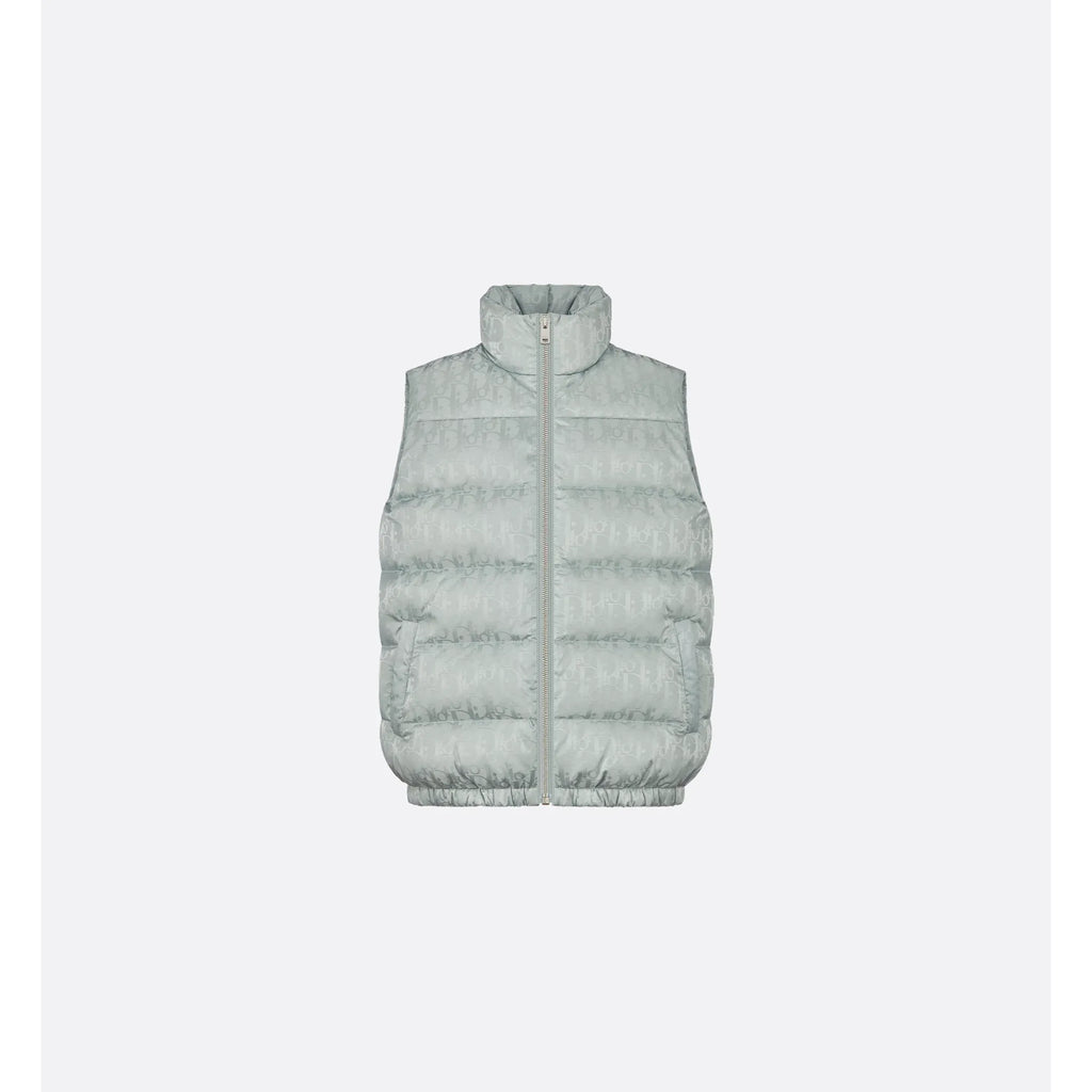 Gilet Dior - Microfibre - Oblique argenté