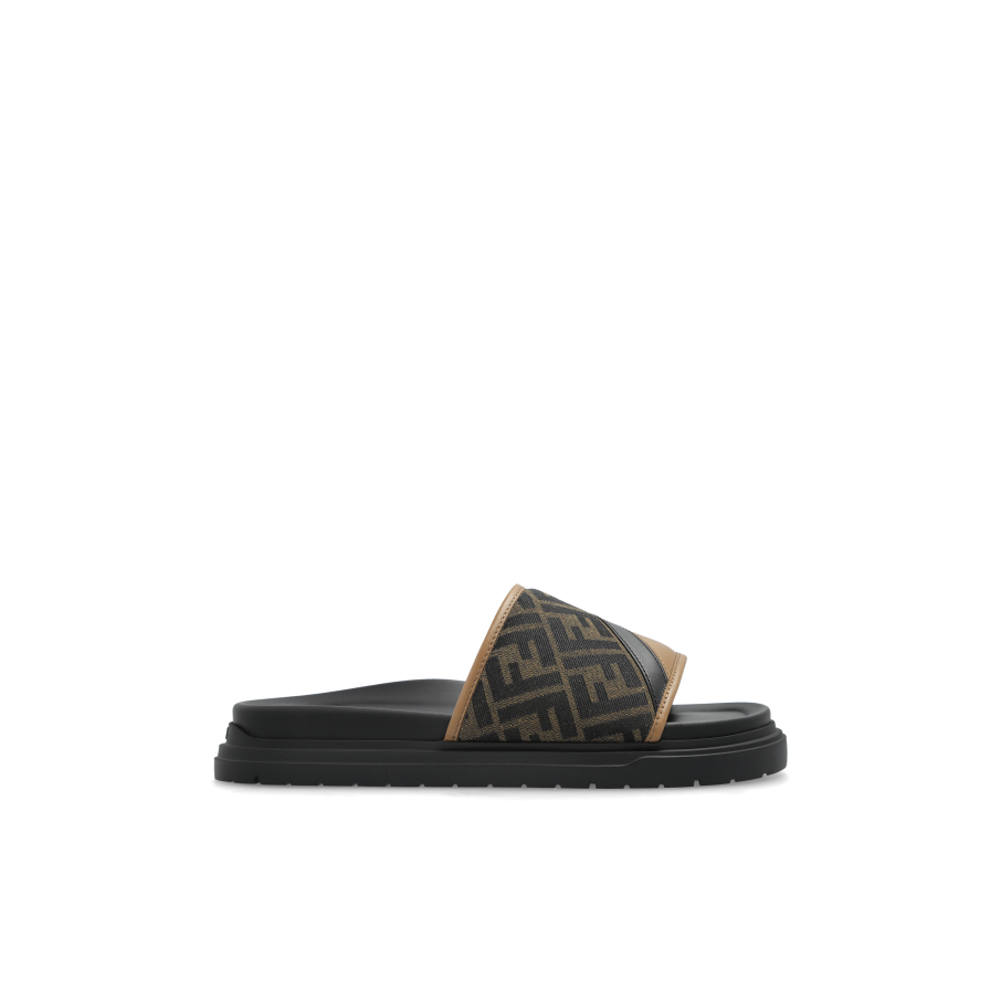 Sandales Fendi - Diagonal FF - Marron