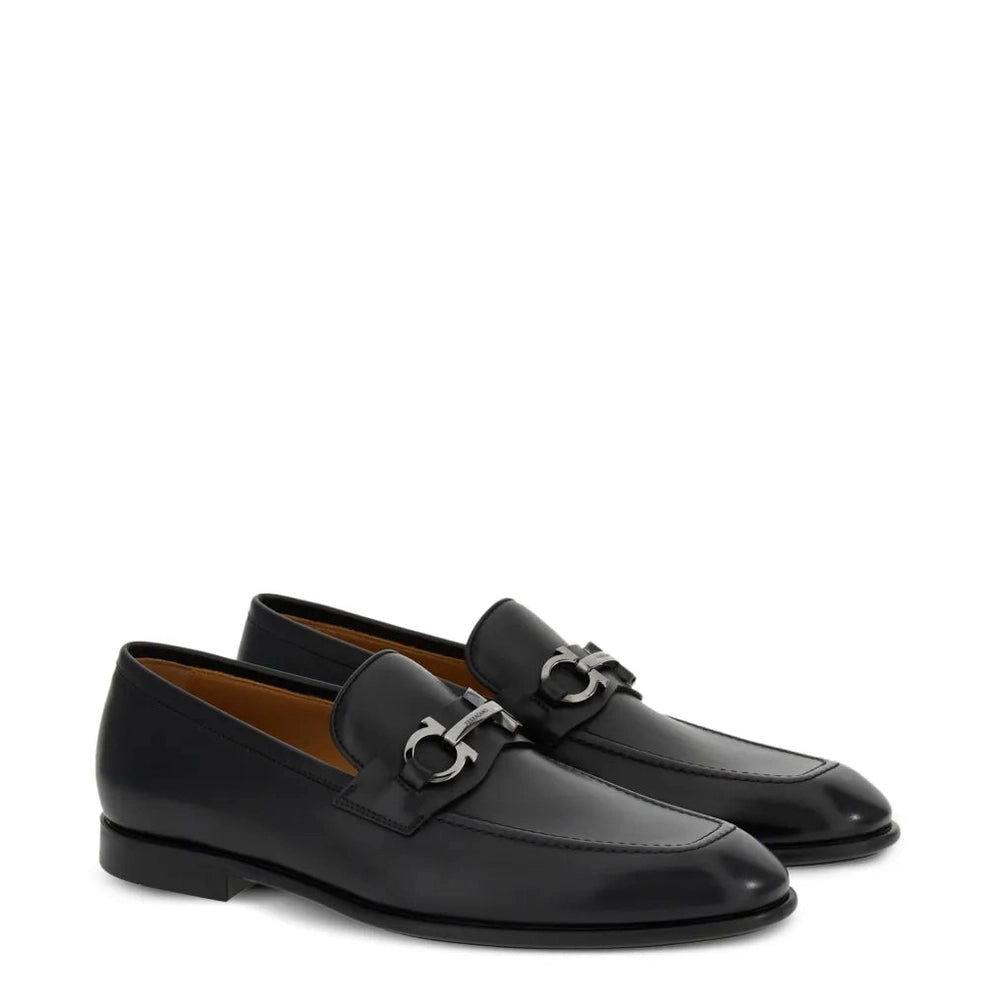 Mocassins Ferragamo - Gancini Ornamen - Noir
