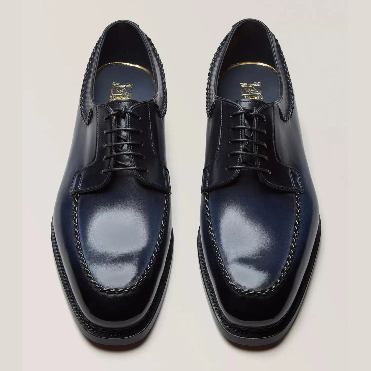 Derby Santoni - Meraviglia - Bleu Foncé