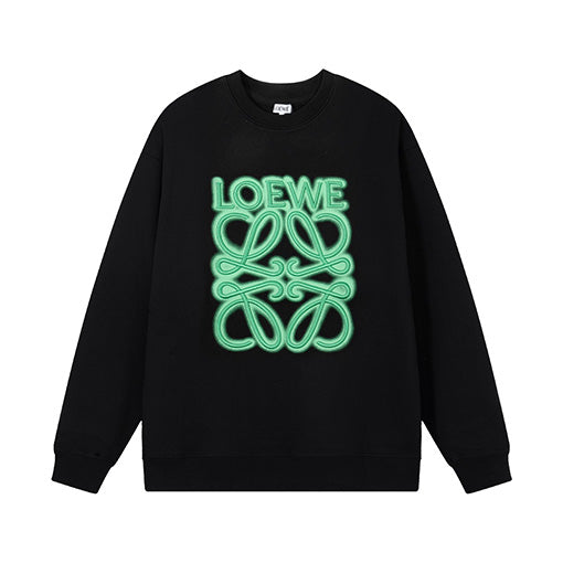 Pull Loewe - Coton - Logo Brodé - Noir