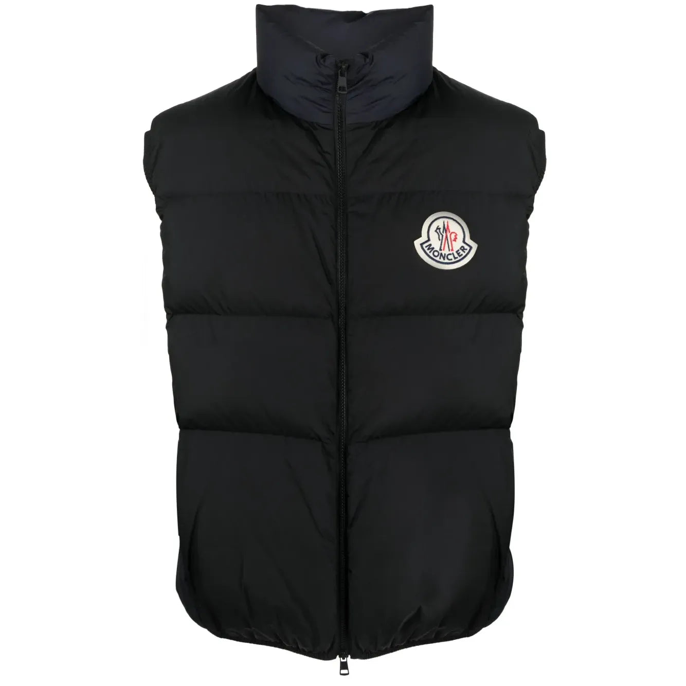 Gilet Moncler - Matelassé Almaz à patch logo - Noir