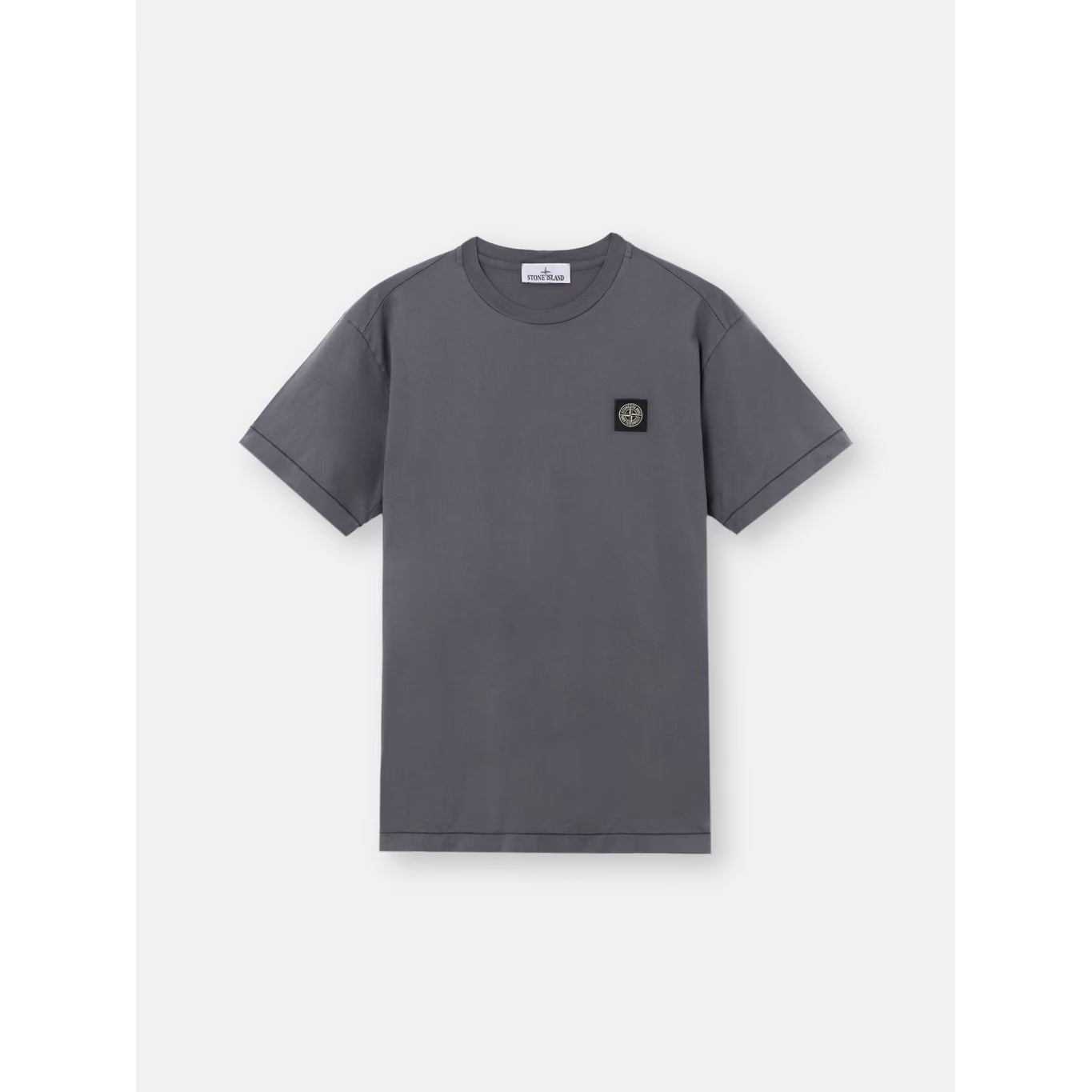 T-Shirt Stone Island - À patch logo - Gris