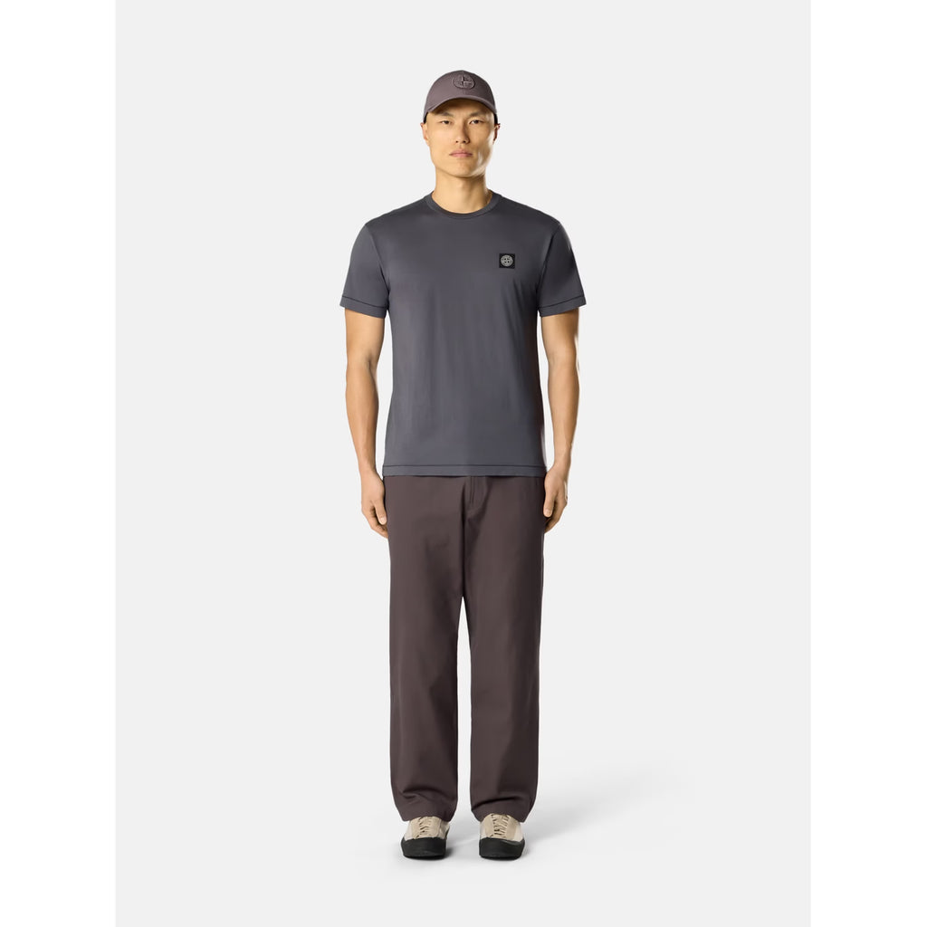 T-Shirt Stone Island - À patch logo - Gris