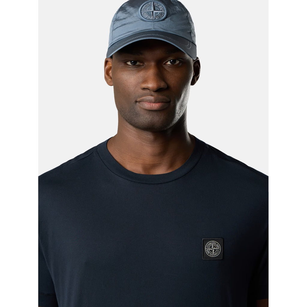 T-Shirt Stone Island - À patch logo - Bleu Marine