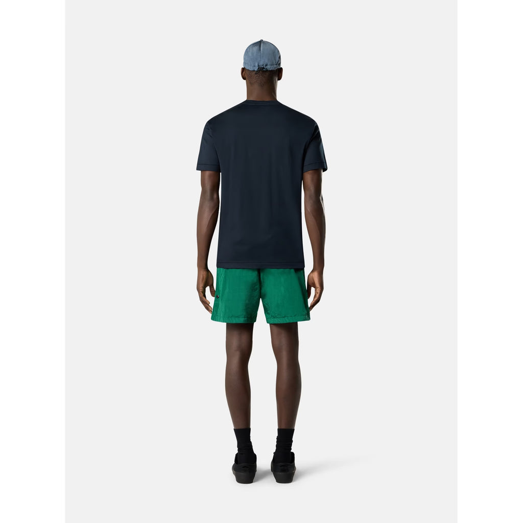 T-Shirt Stone Island - À patch logo - Bleu Marine
