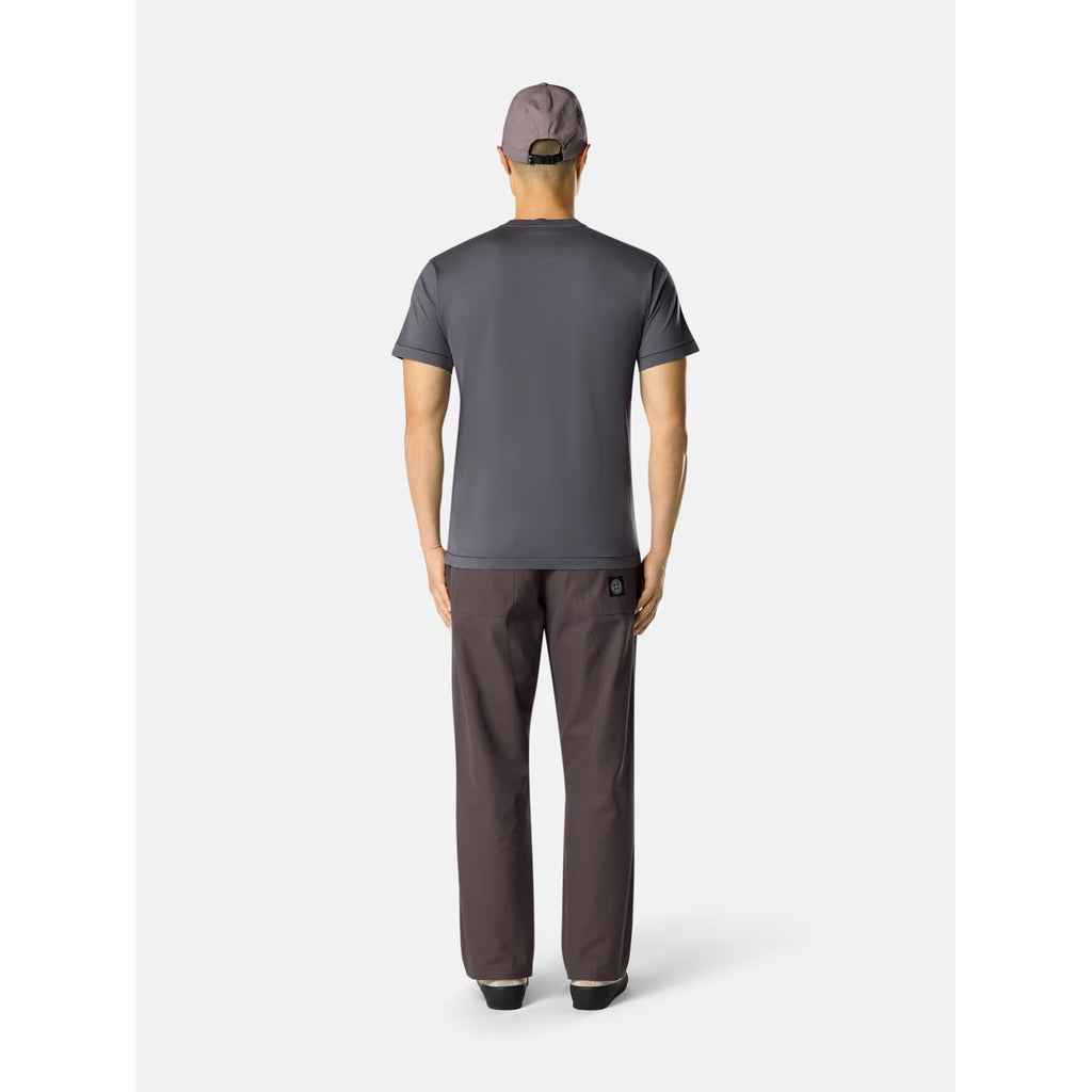 T-Shirt Stone Island - À patch logo - Gris