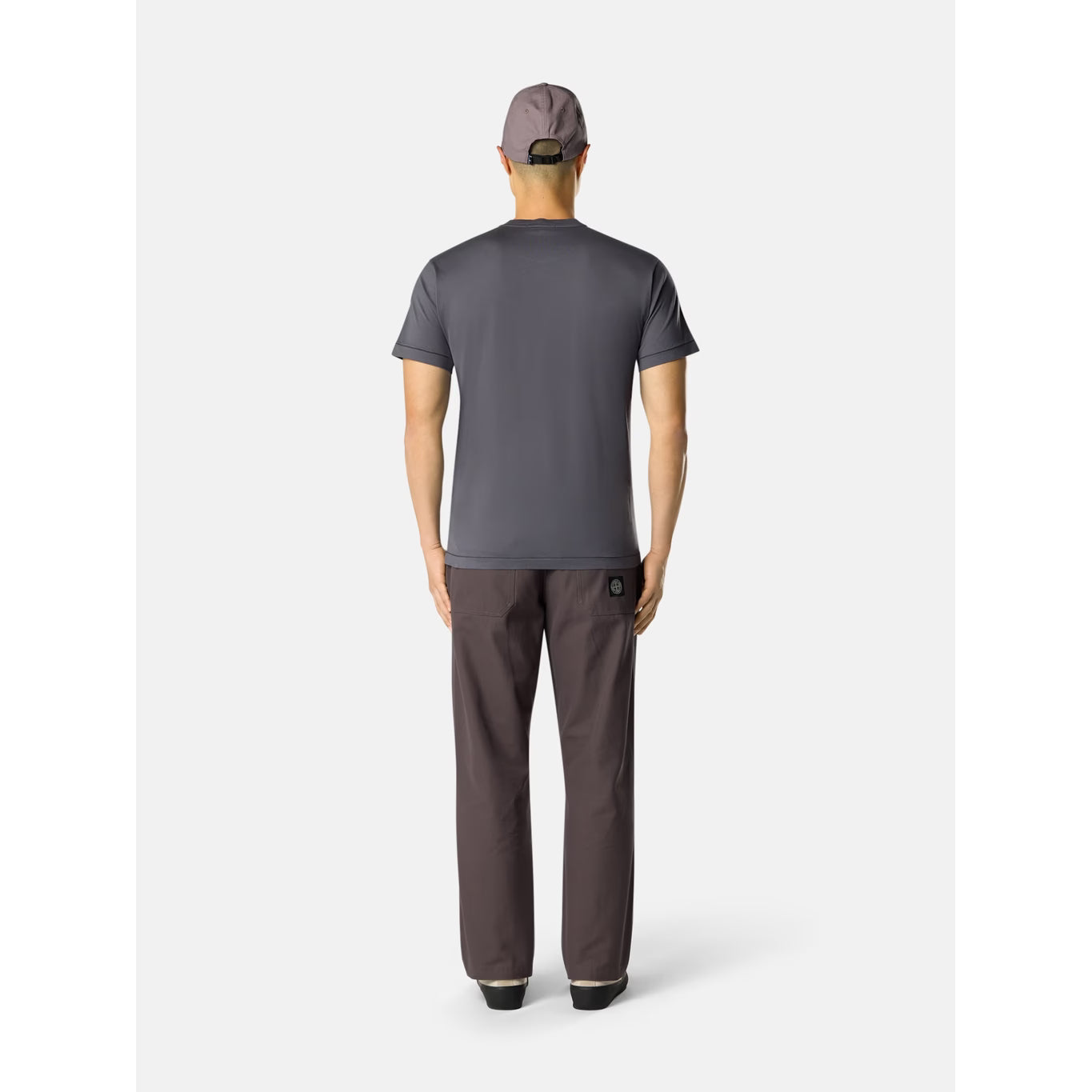 T-Shirt Stone Island - À patch logo - Gris