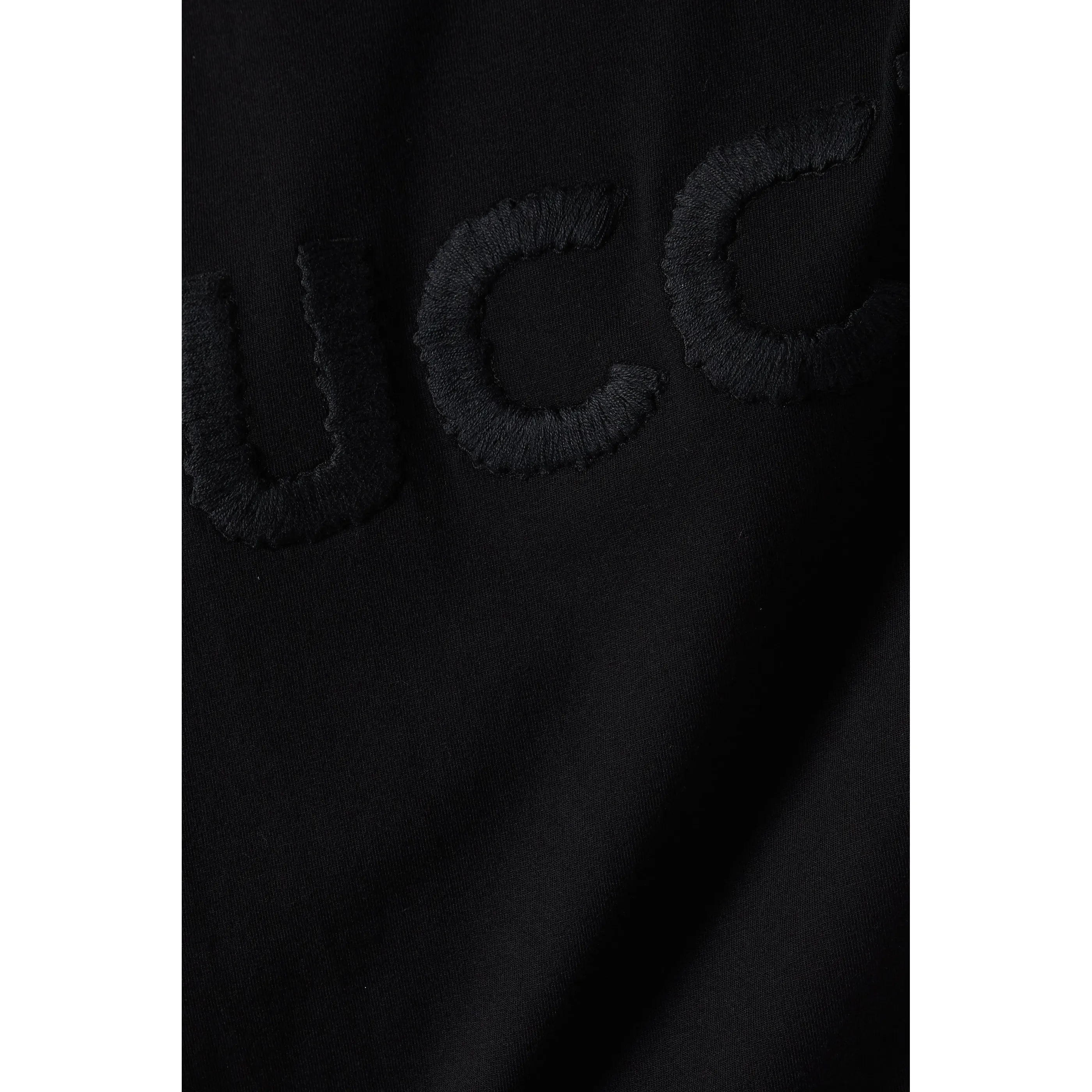 T-Shirt Gucci - Logo Brodé - Noir