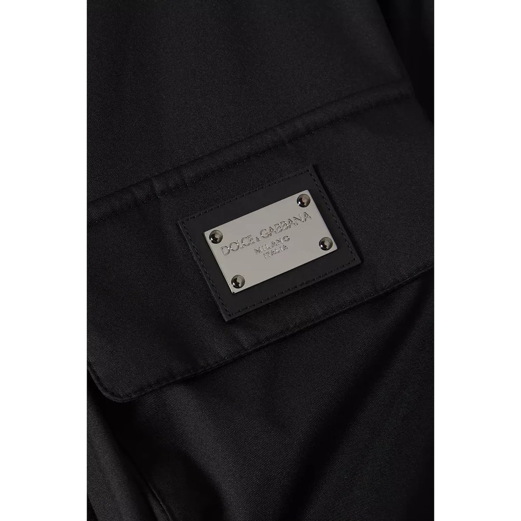 Chemise Dolce & Gabbana - à patch logo - Noir