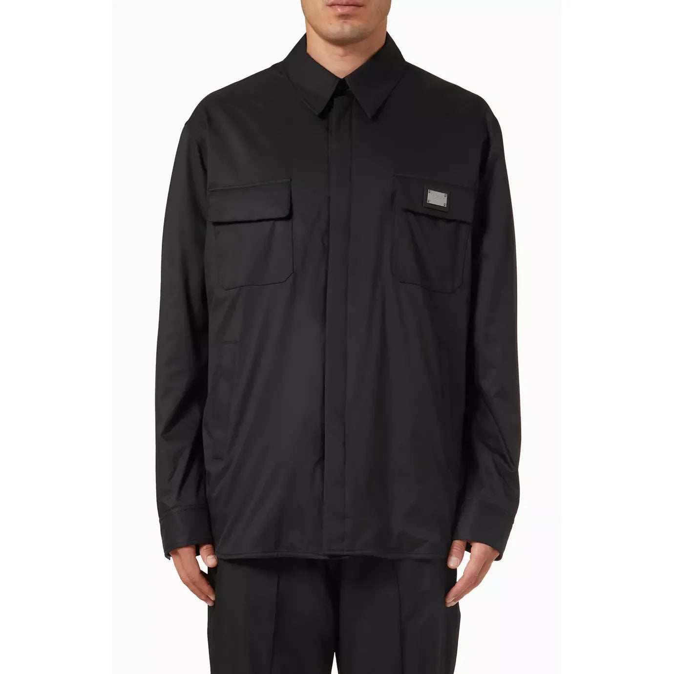 Chemise Dolce & Gabbana - à patch logo - Noir