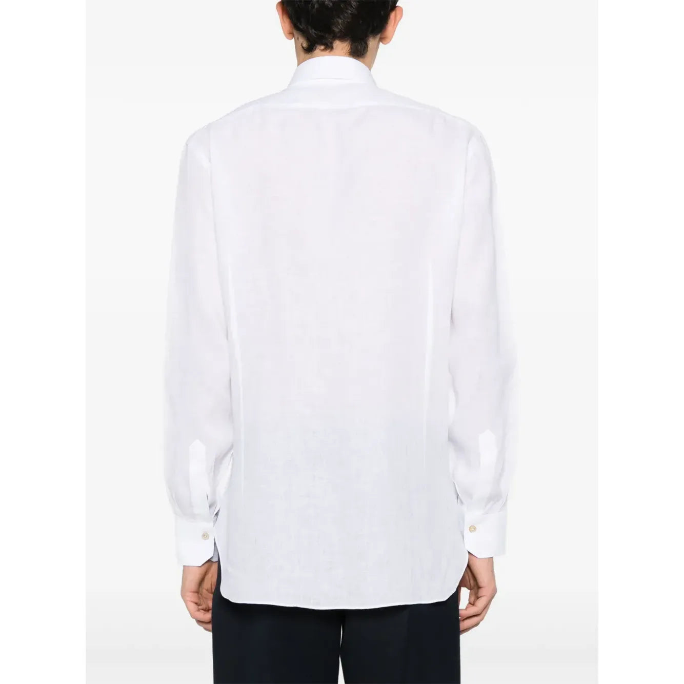 Chemise Kiton - À Boutonnière sur le devant - Blanc